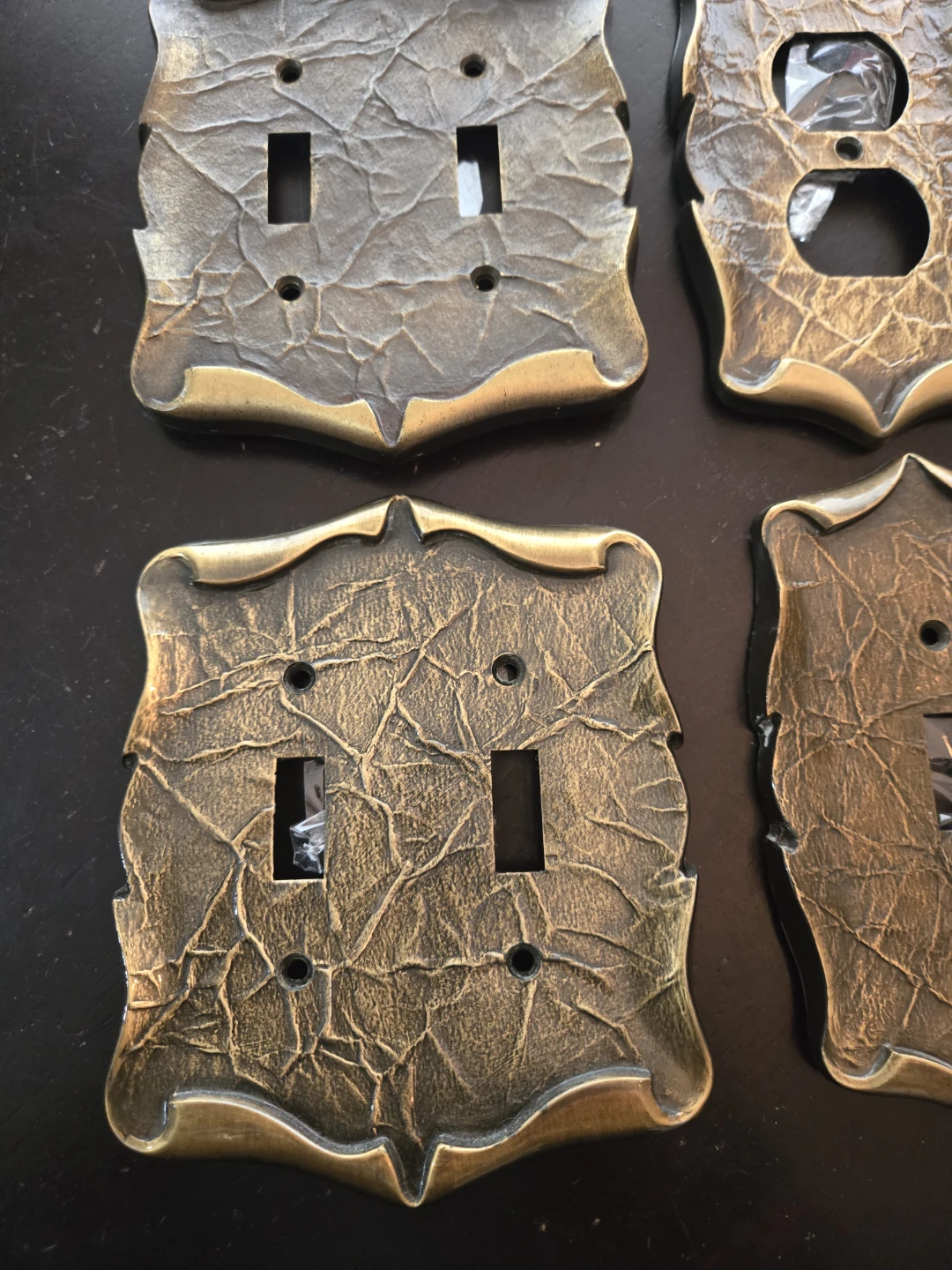 Antique Brass Finish Switch & Outlet Covers - photo 4