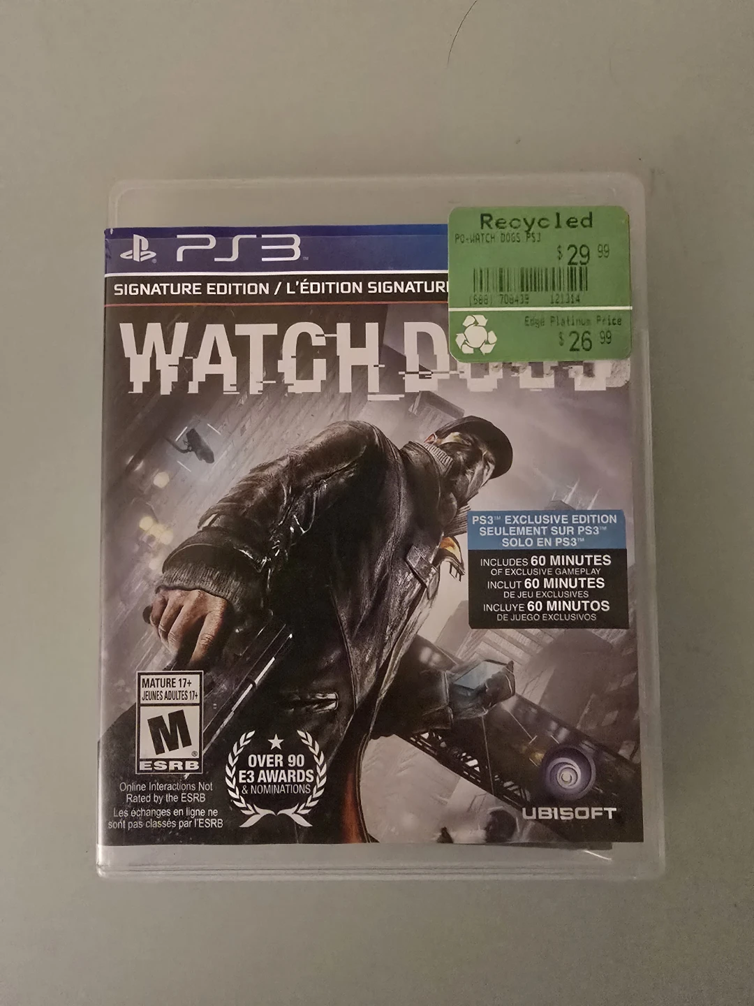 Watch Dogs PS3 Signature Edition