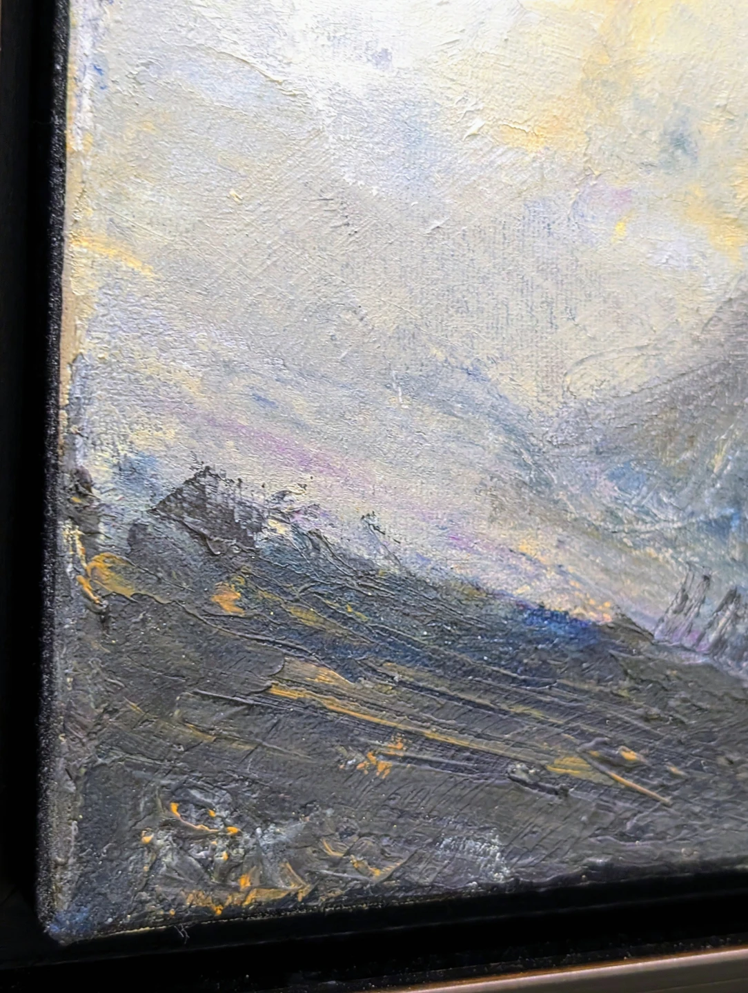 Anthony Hobbs Original Painting "Ciel et terra" 2009. Signed. - photo 4