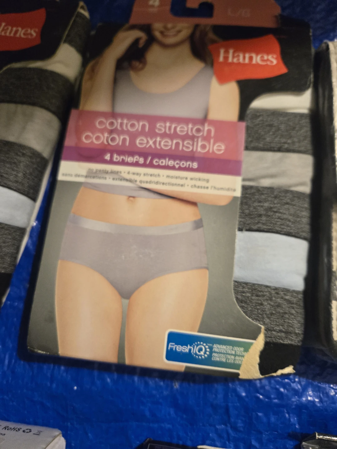 Hanes Cotton Stretch Briefs - 4 Pack, L/G
