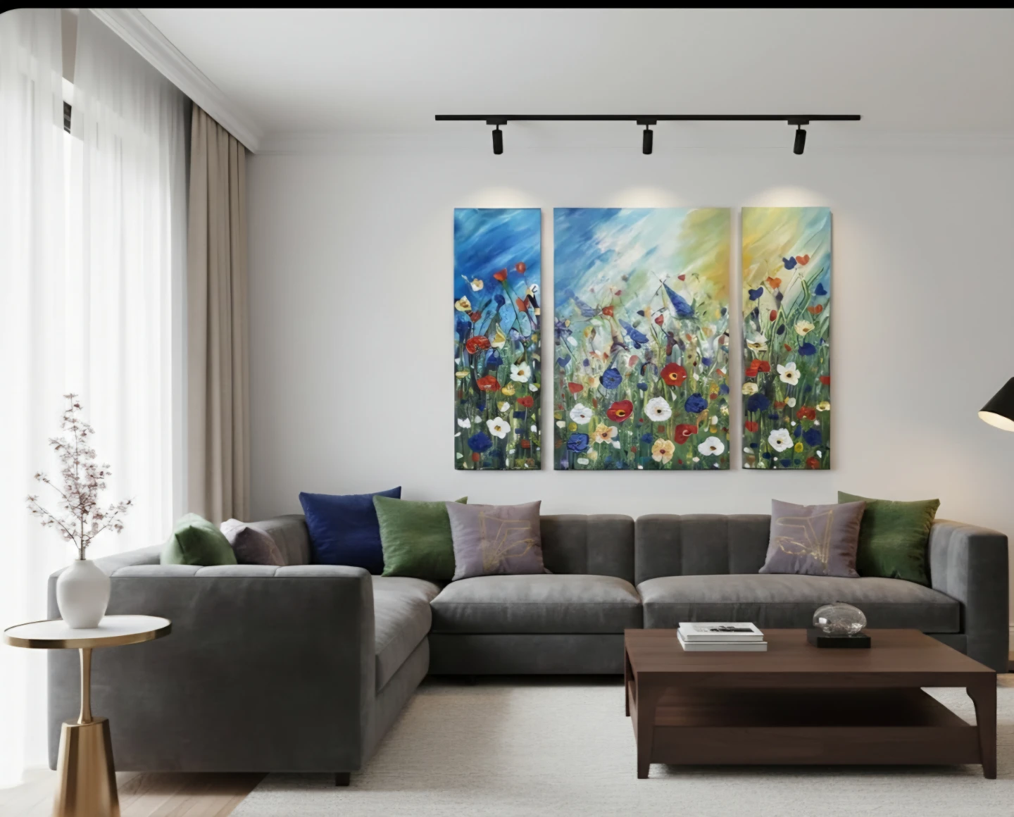 Huge original hand-painted painting by local artist - photo 2