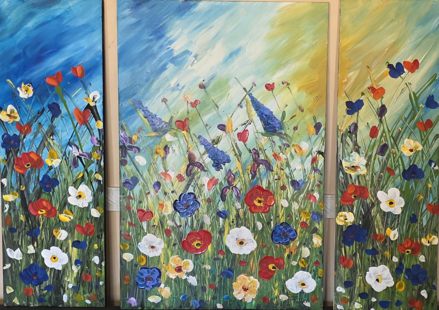 Huge original hand-painted painting by local artist - photo 3