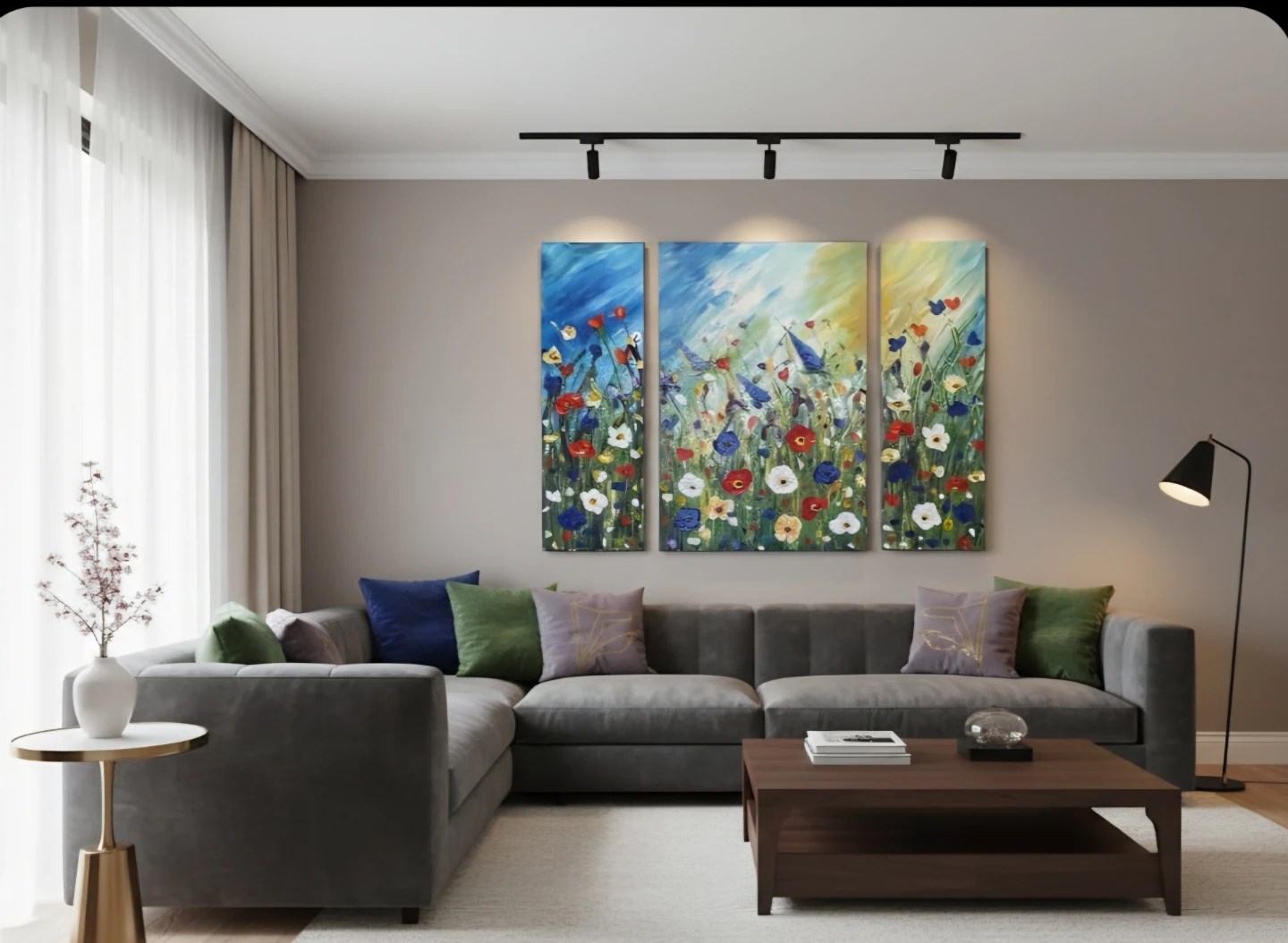 Huge original hand-painted painting by local artist - photo 4
