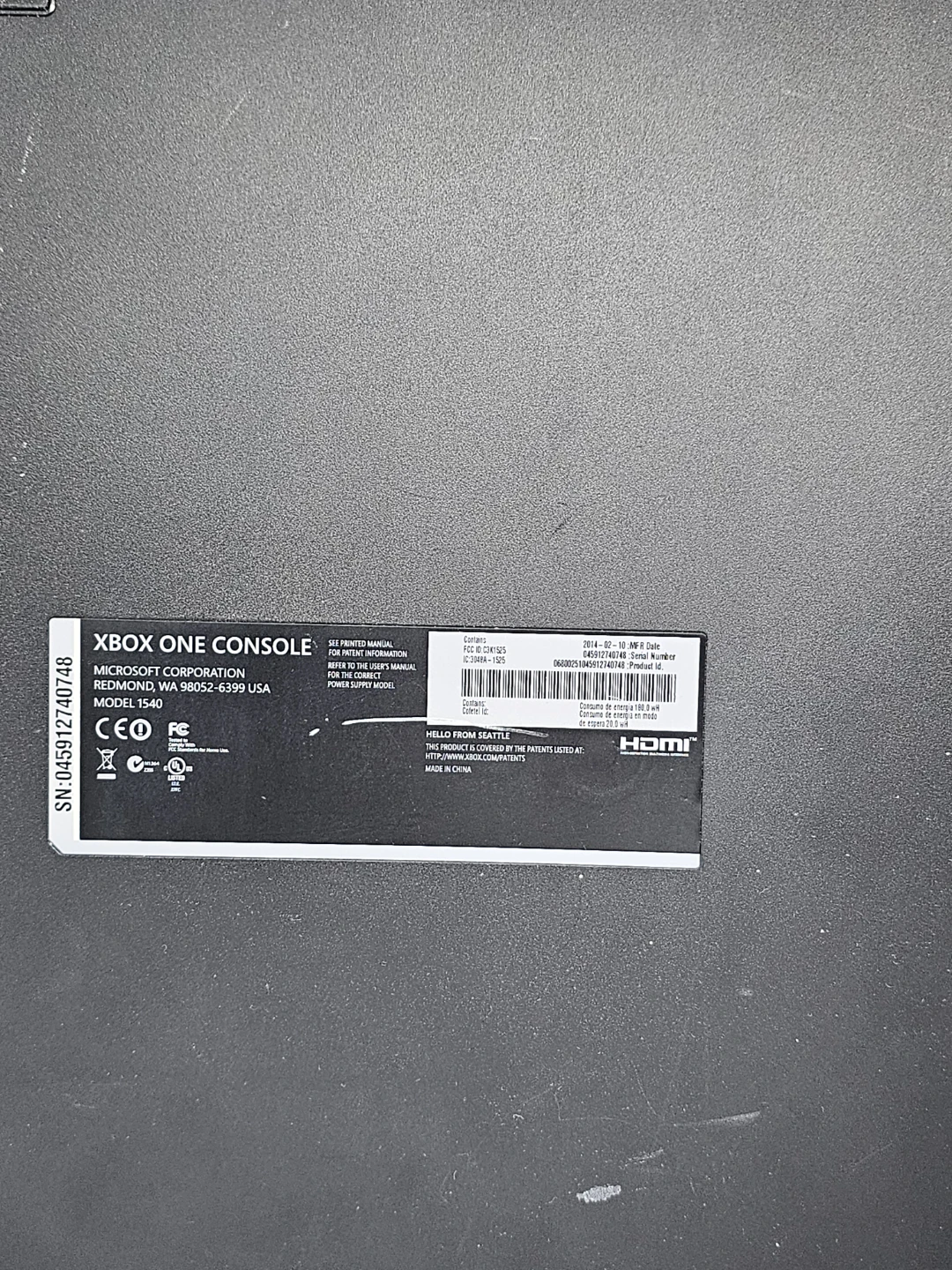 Xbox One Console - Black - photo 2