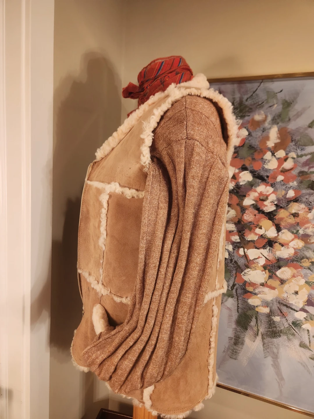 VINTAGE Shearling zipper Vest, excellent quality - photo 4