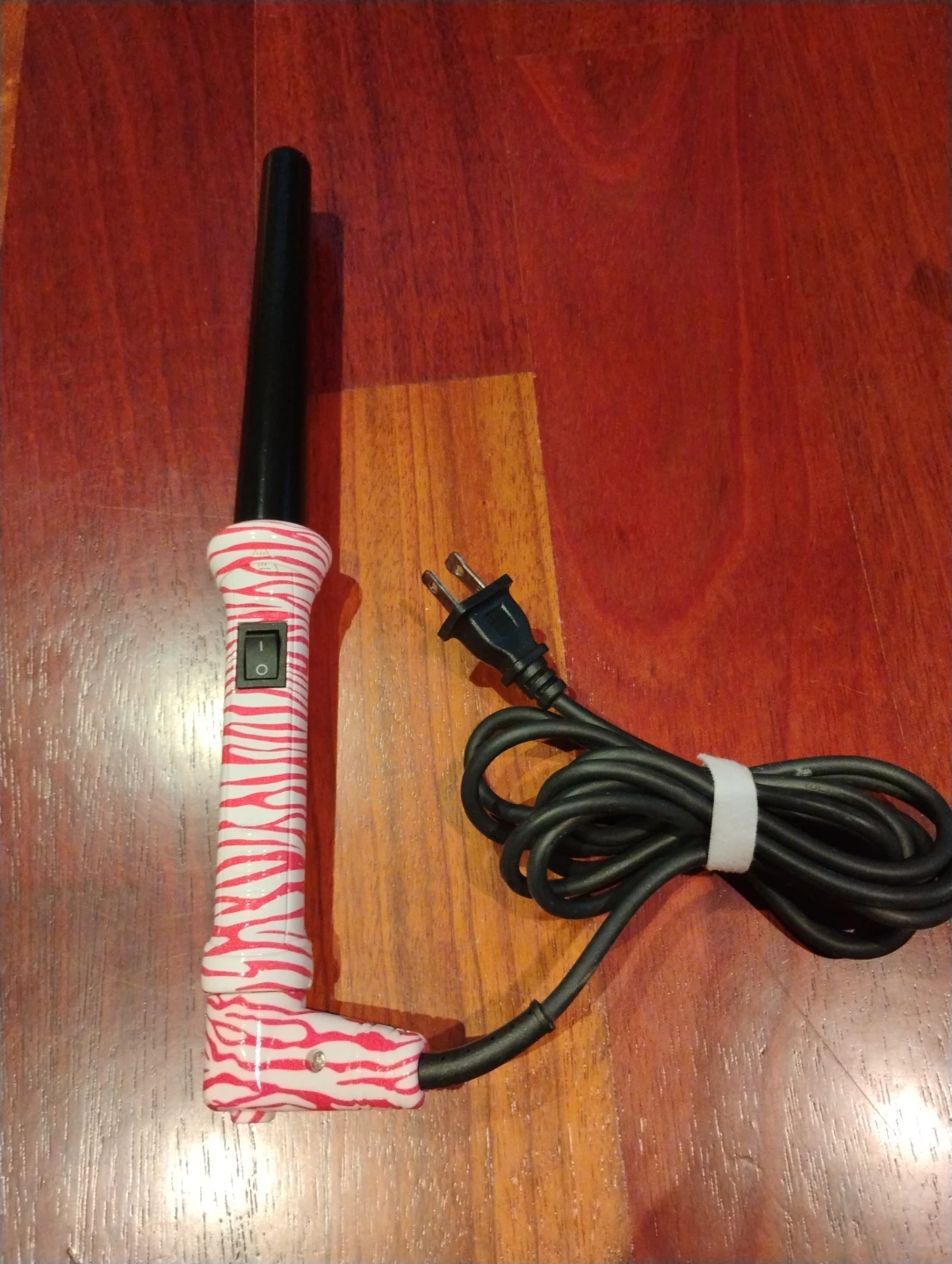 Curling Iron - Pink Zebra Print
