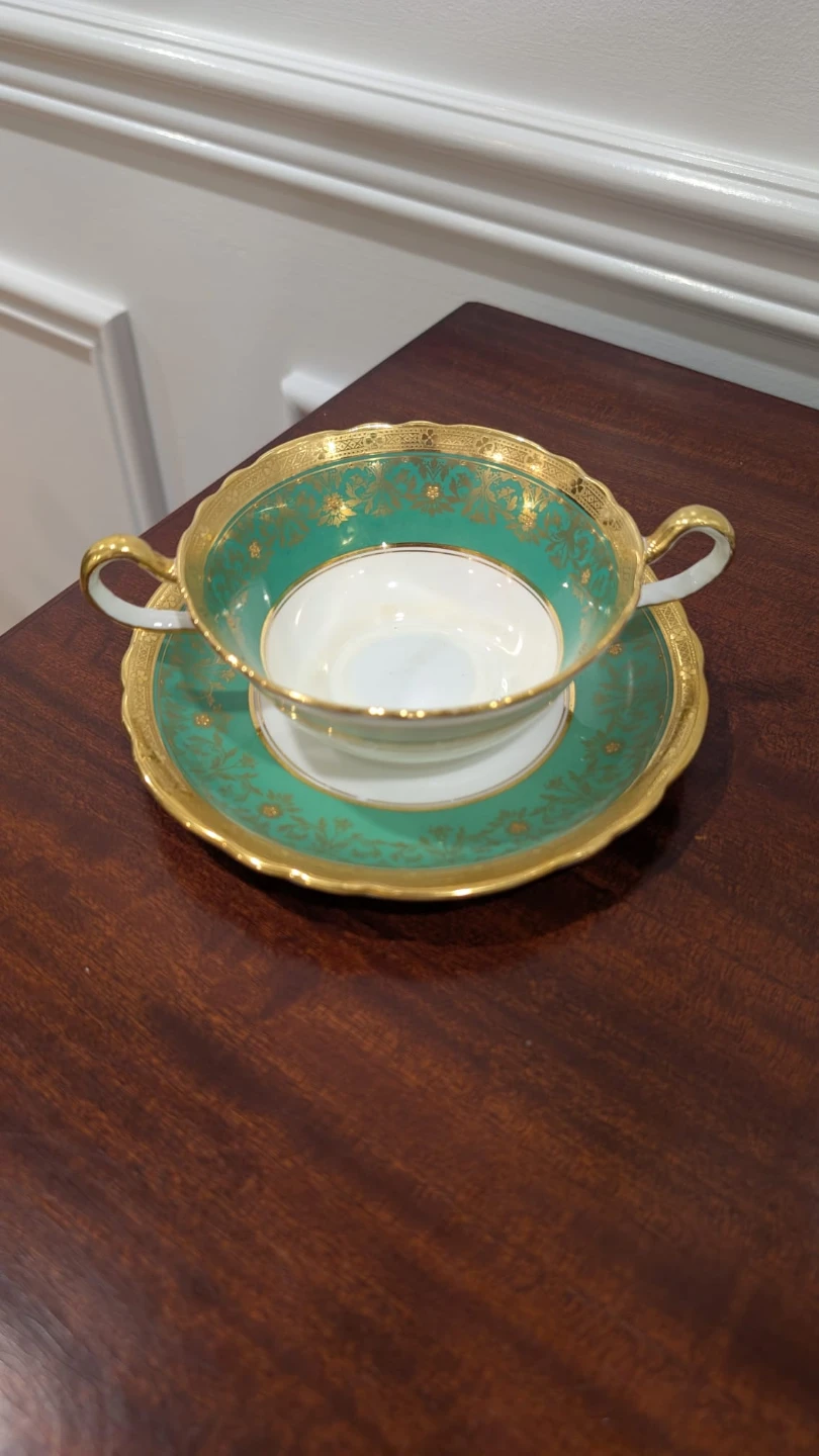 Aynsley tea cup or Soup Cup and Saucer Set - photo 2