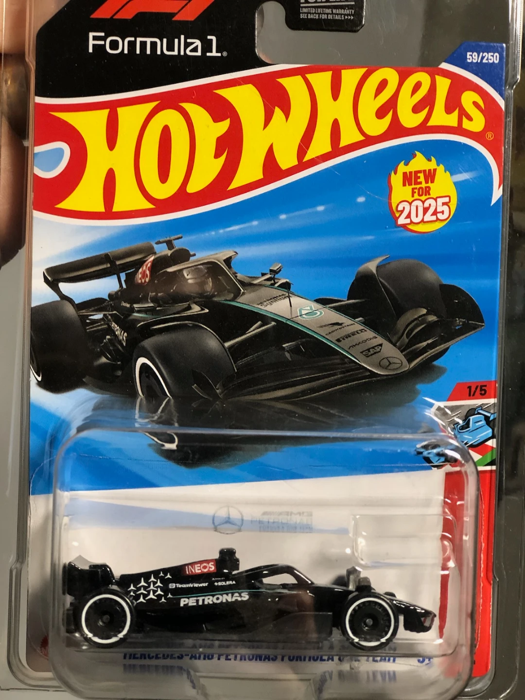 New 2025 Hot Wheels Formula 1 Mercedes-AMG Petronas