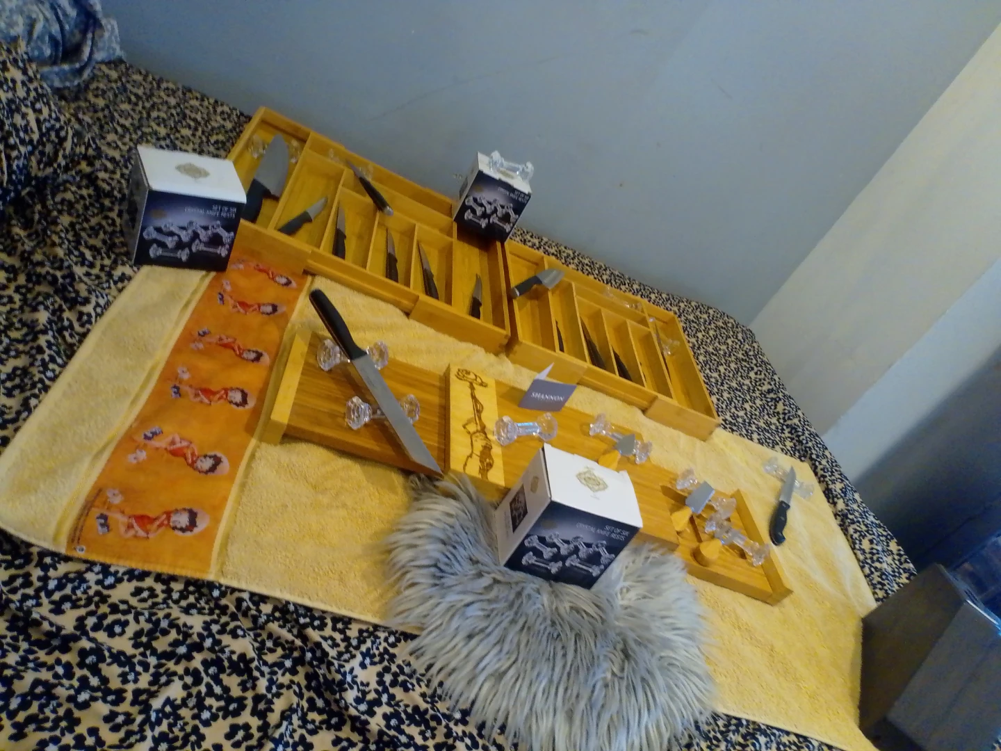 Authentic ShannonCrystals set/cutting board for home/BBQ area - photo 2