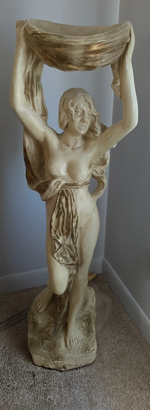 Vintage Italian Lady Statue