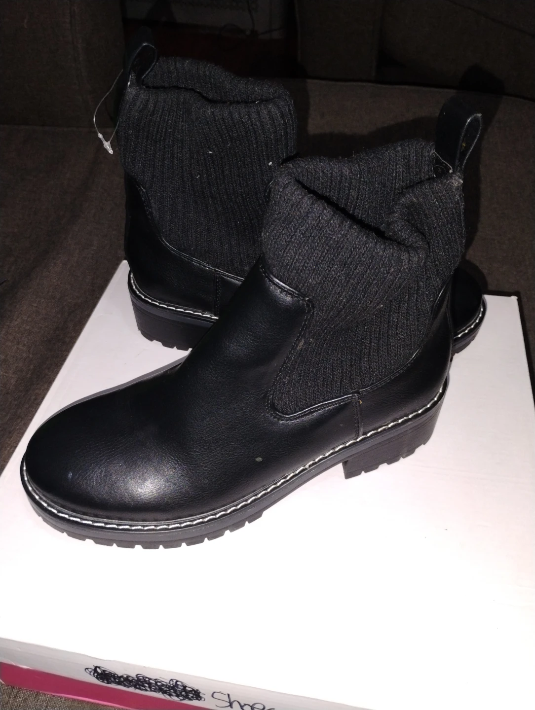 Black Leather Boots women - photo 2
