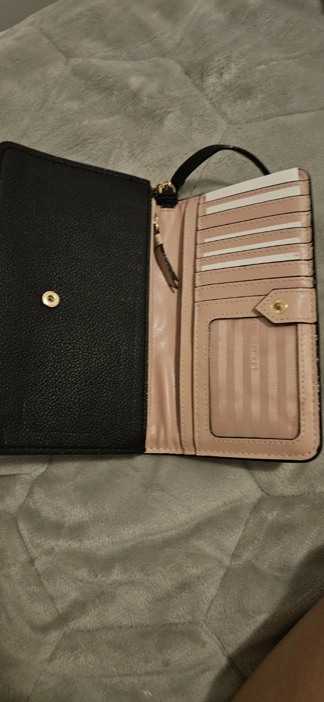 Victoria's Secret Wallet Clutch Wristlet Black - photo 2