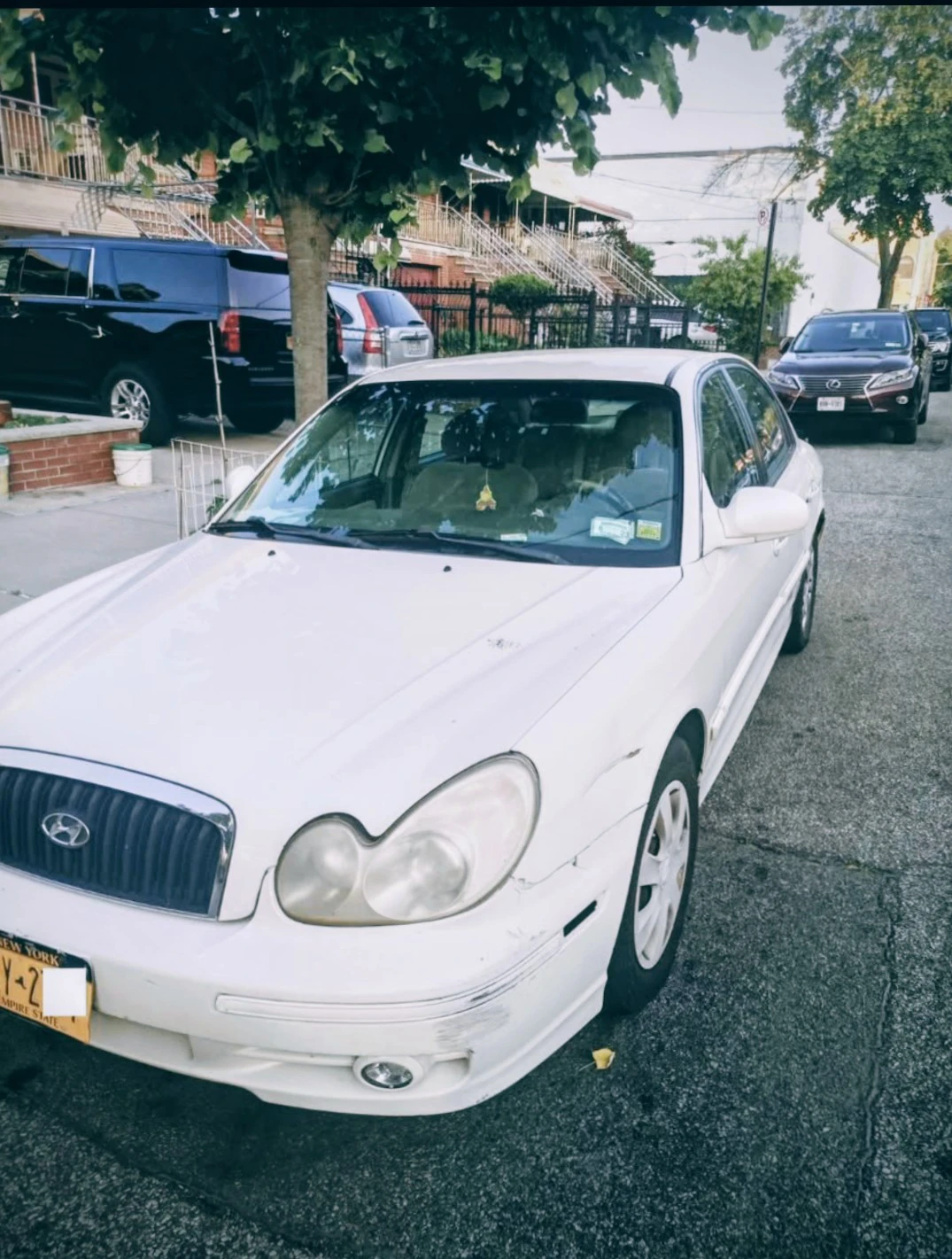 Hyundai Sonata White Sedan - photo 3