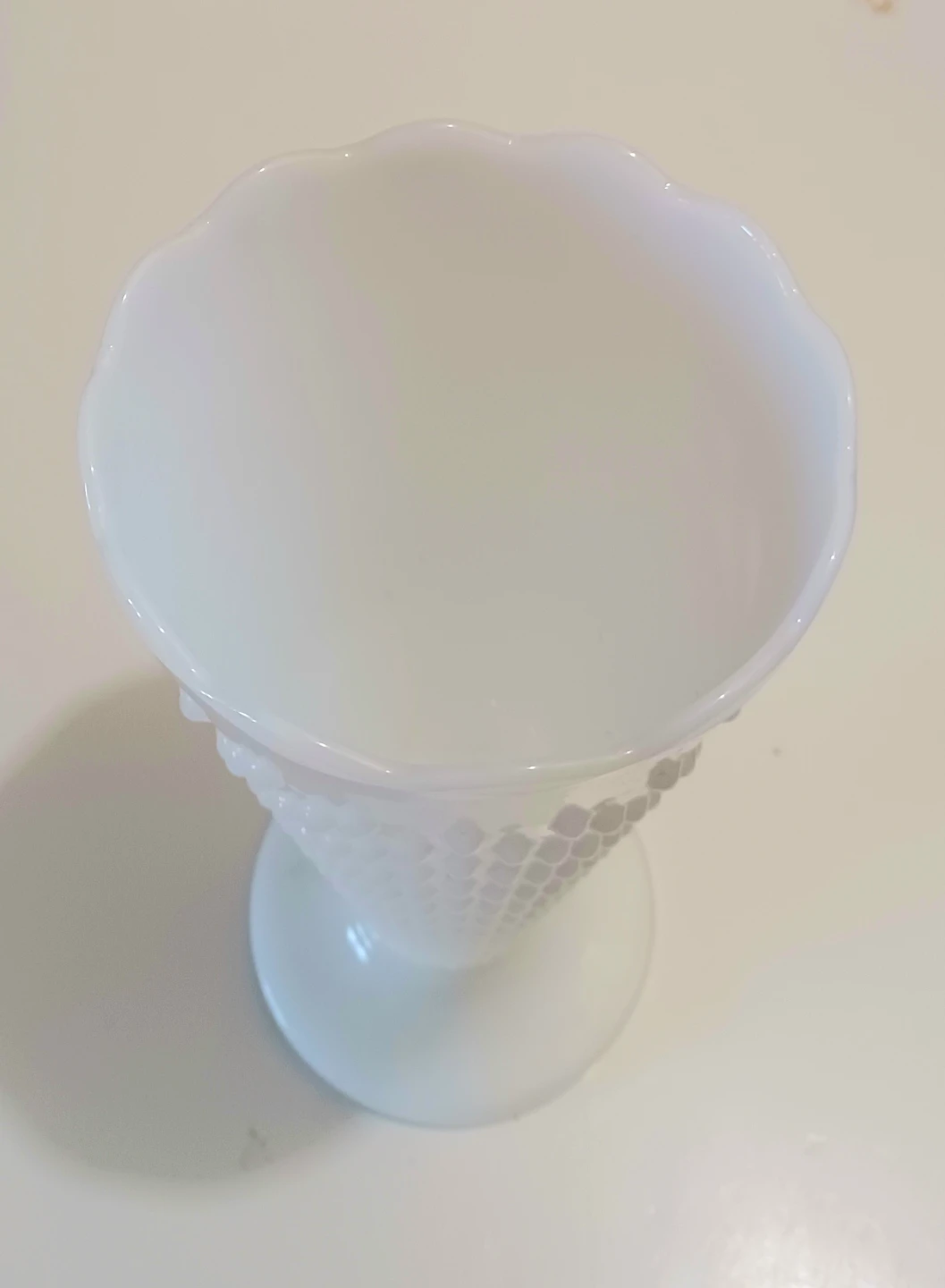 Mid Century Anchor Hocking Hobnail Vase - photo 3
