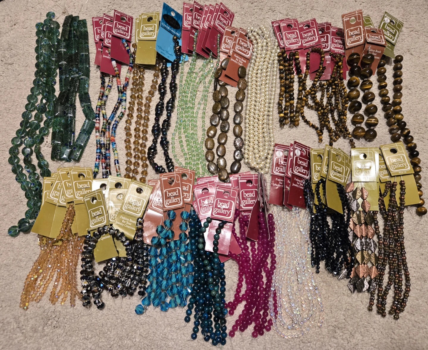 Lot of Assorted Bead Strands (Lot M)
