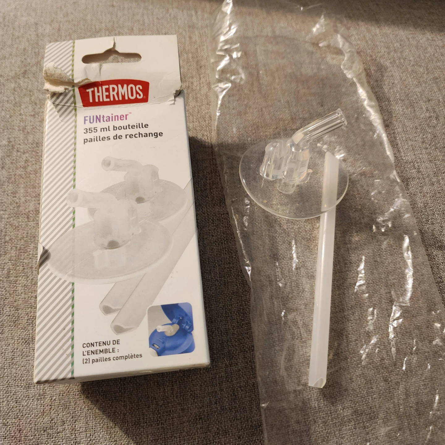 Thermos FUNtainer 355 ml Replacement Straw Set - photo 2