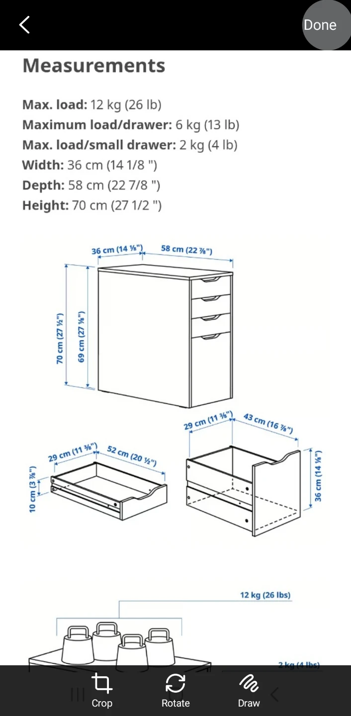 IKEA Alex Drawer Unit - White - photo 4