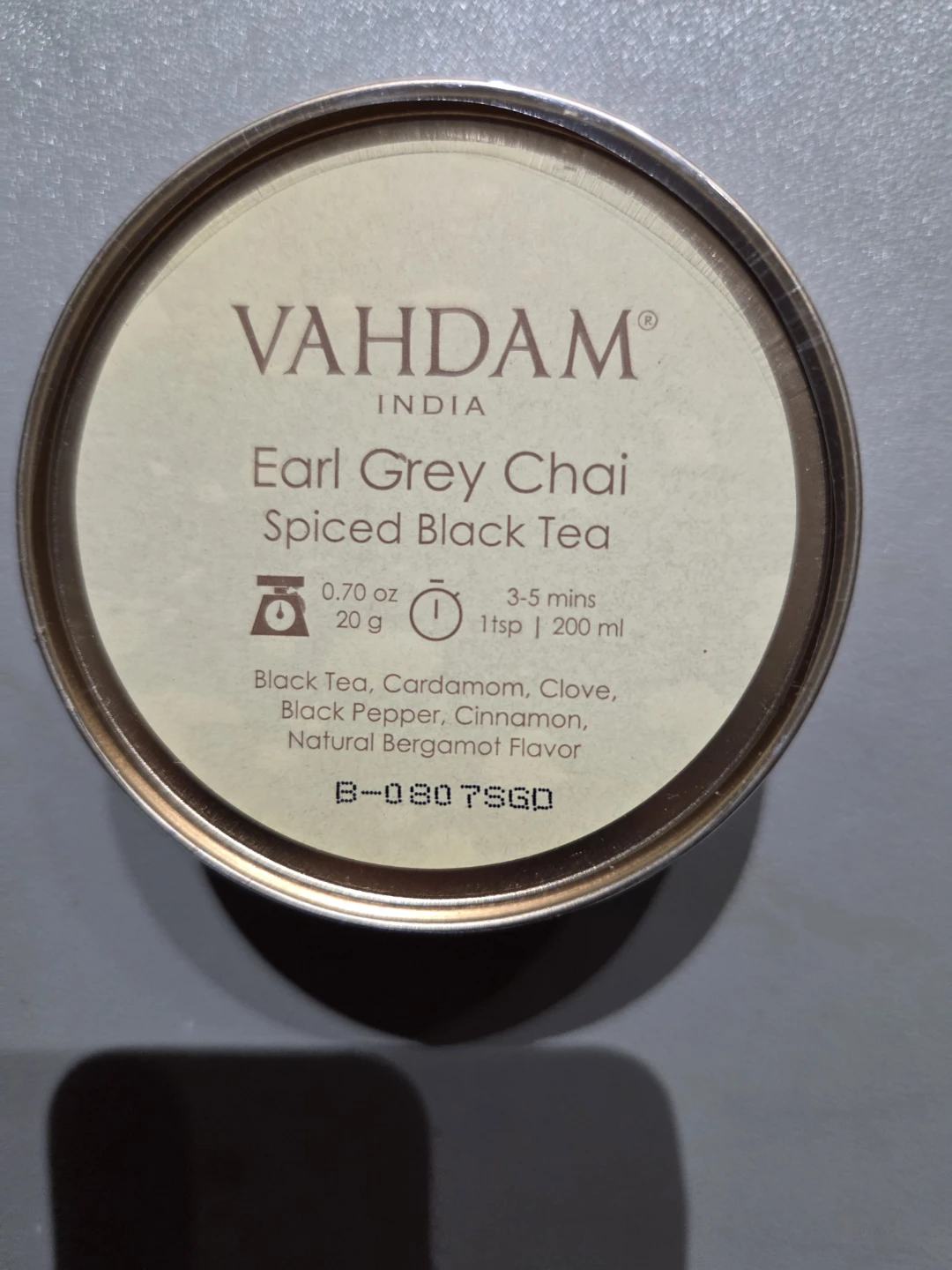 [Vahdam] Earl Grey Chai Spiced Black Tea - photo 2