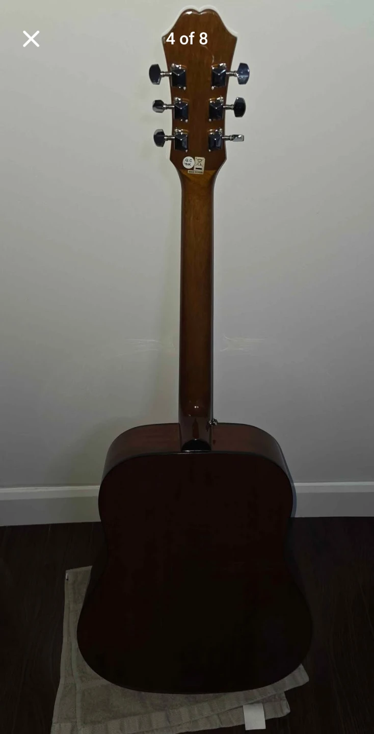 Epiphone DR-100 NA LH Acoustic Guitar - photo 4