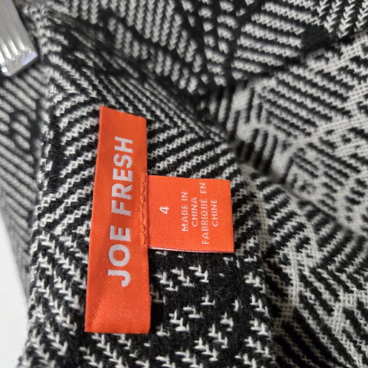 Joe Fresh Grey Floral Wool Skirt - photo 4