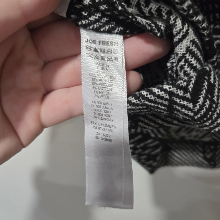 Joe Fresh Grey Floral Wool Skirt - photo 5