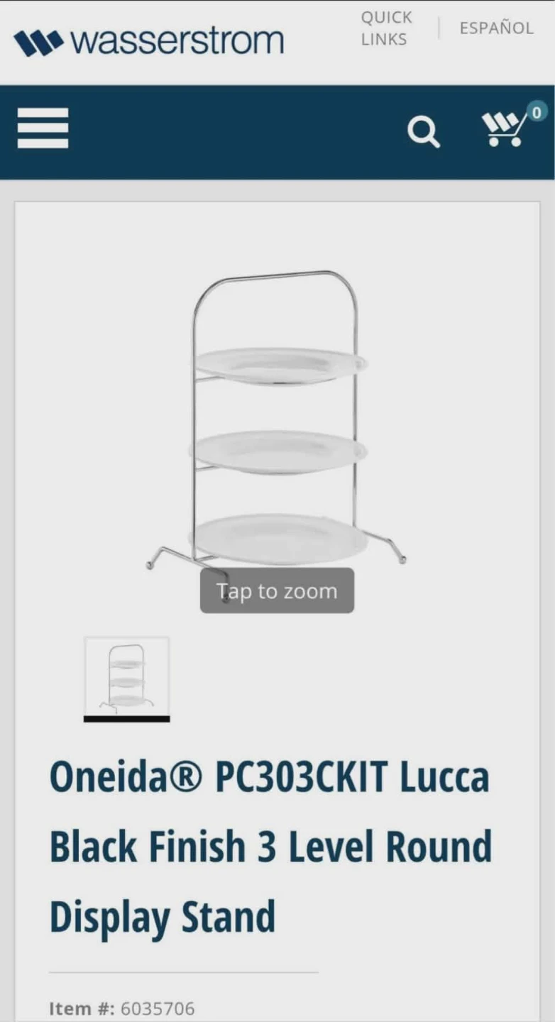 Oneida Lucca  3-Tier Display Stand - photo 4