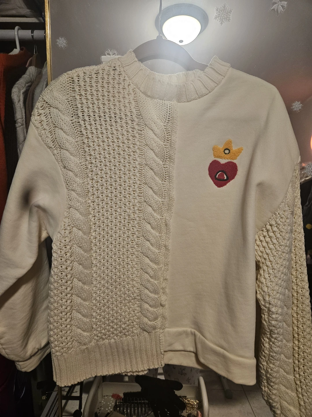 Eifric Eden XS Cream Sweater