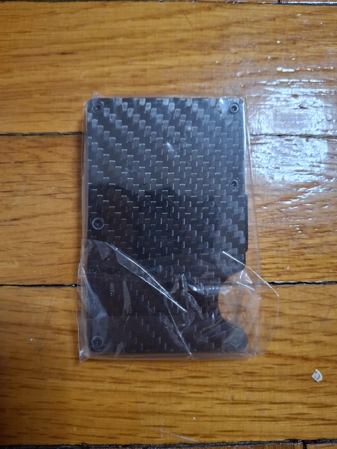 Carbon Fiber Minimalist Wallet Card Holder - photo 2