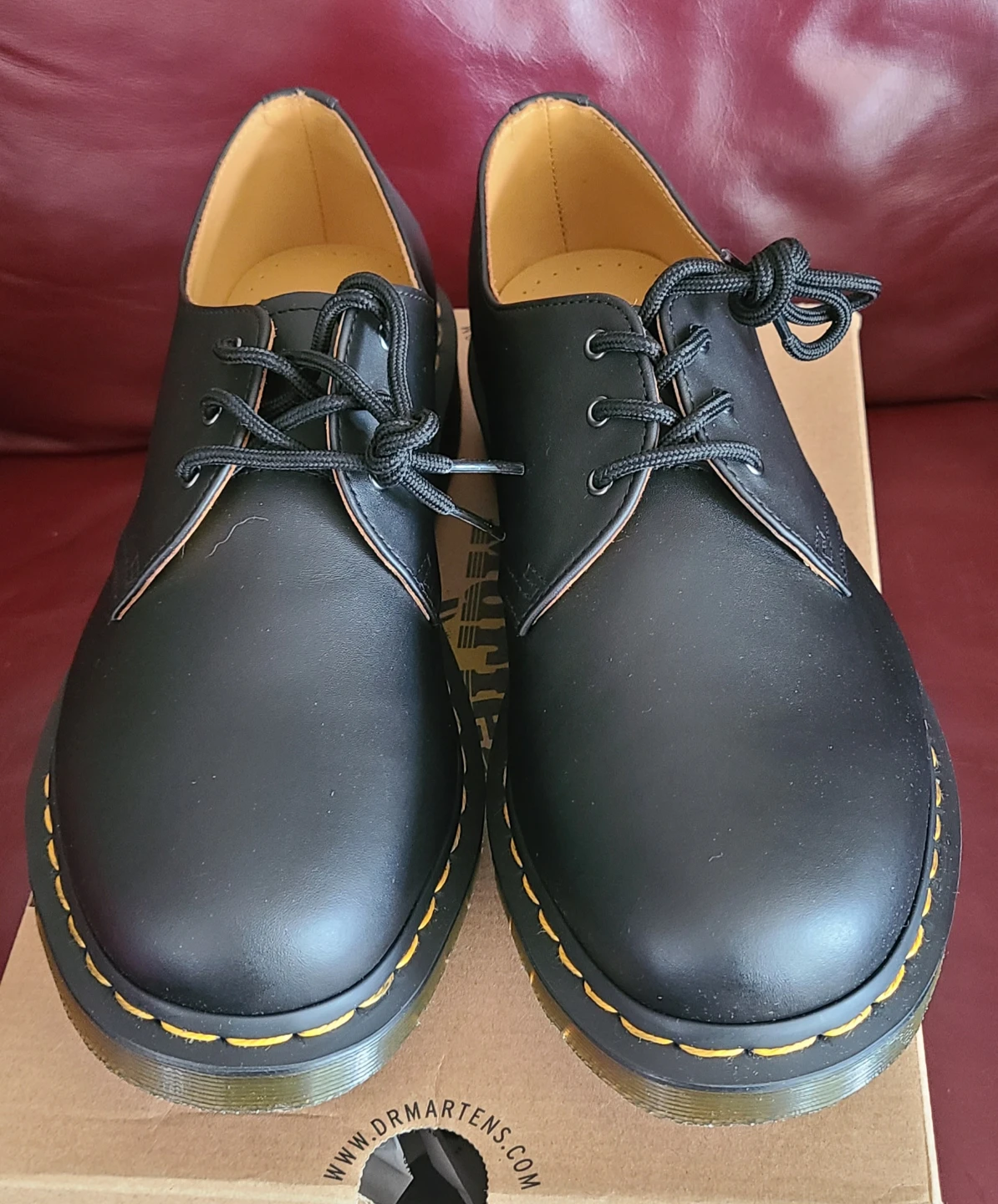 Dr. Martens 1461 Oxford Black Leather Shoes - US 11 (Men's)