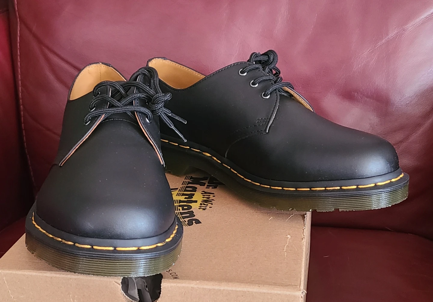 Dr. Martens 1461 Oxford Black Leather Shoes - US 11 (Men's) - photo 2