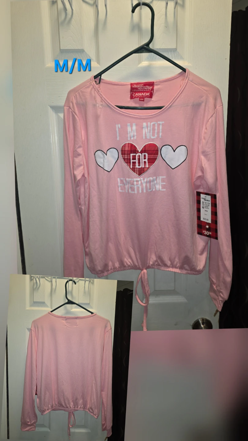Cleo & Micky Loungewear Top - Size M