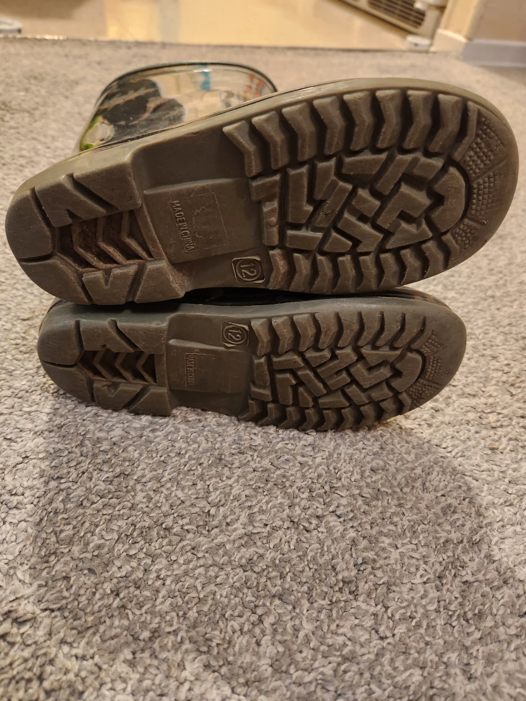Carter's Dino Camo Rain Boots, Boys Size 12 - photo 4