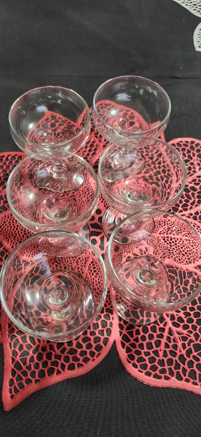 Set of 6 Champagne Coupe Glasses - photo 2