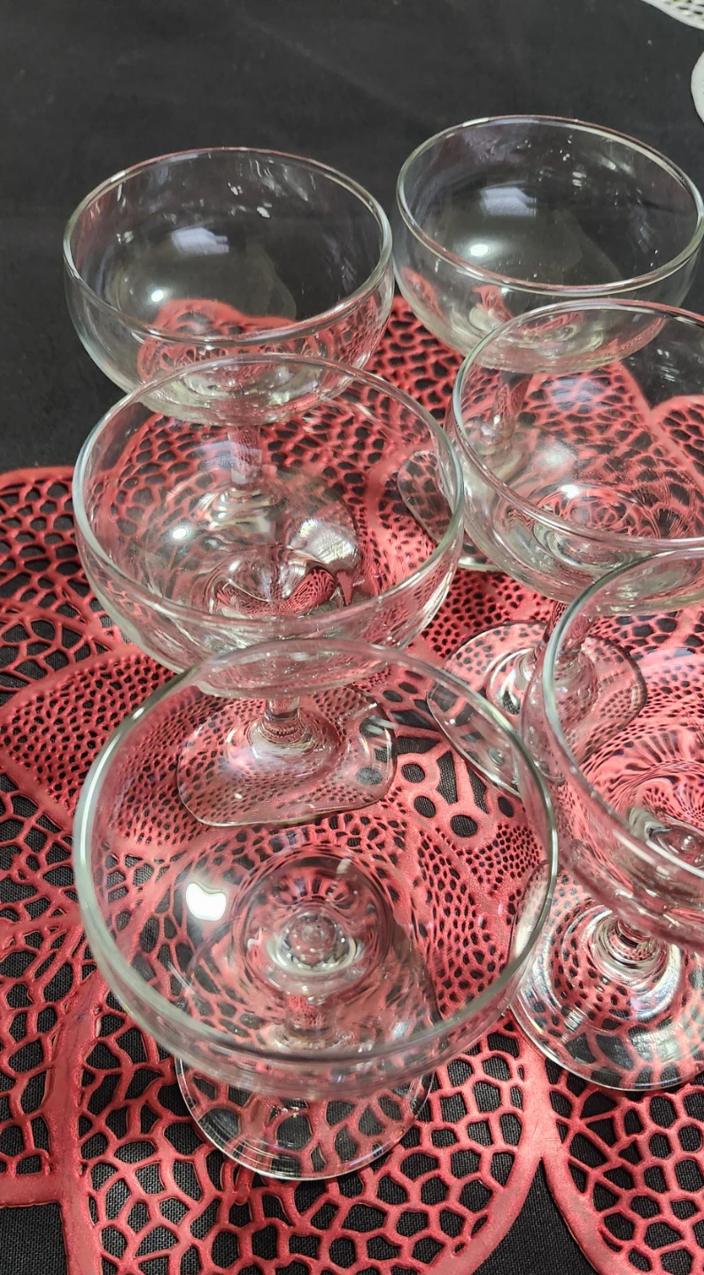 Set of 6 Champagne Coupe Glasses - photo 5