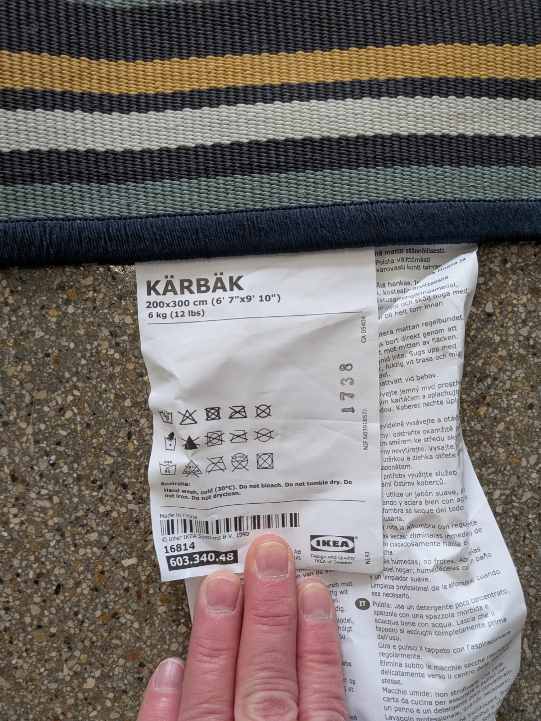 IKEA KÄRBÄK Rugs 6'7"x9'10" - 4x6 - photo 4