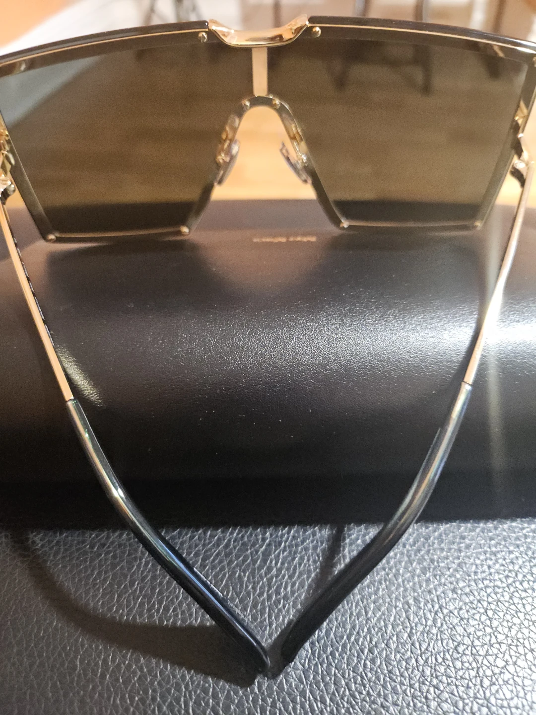 MaxMara Shield Sunglasses with Case - photo 4