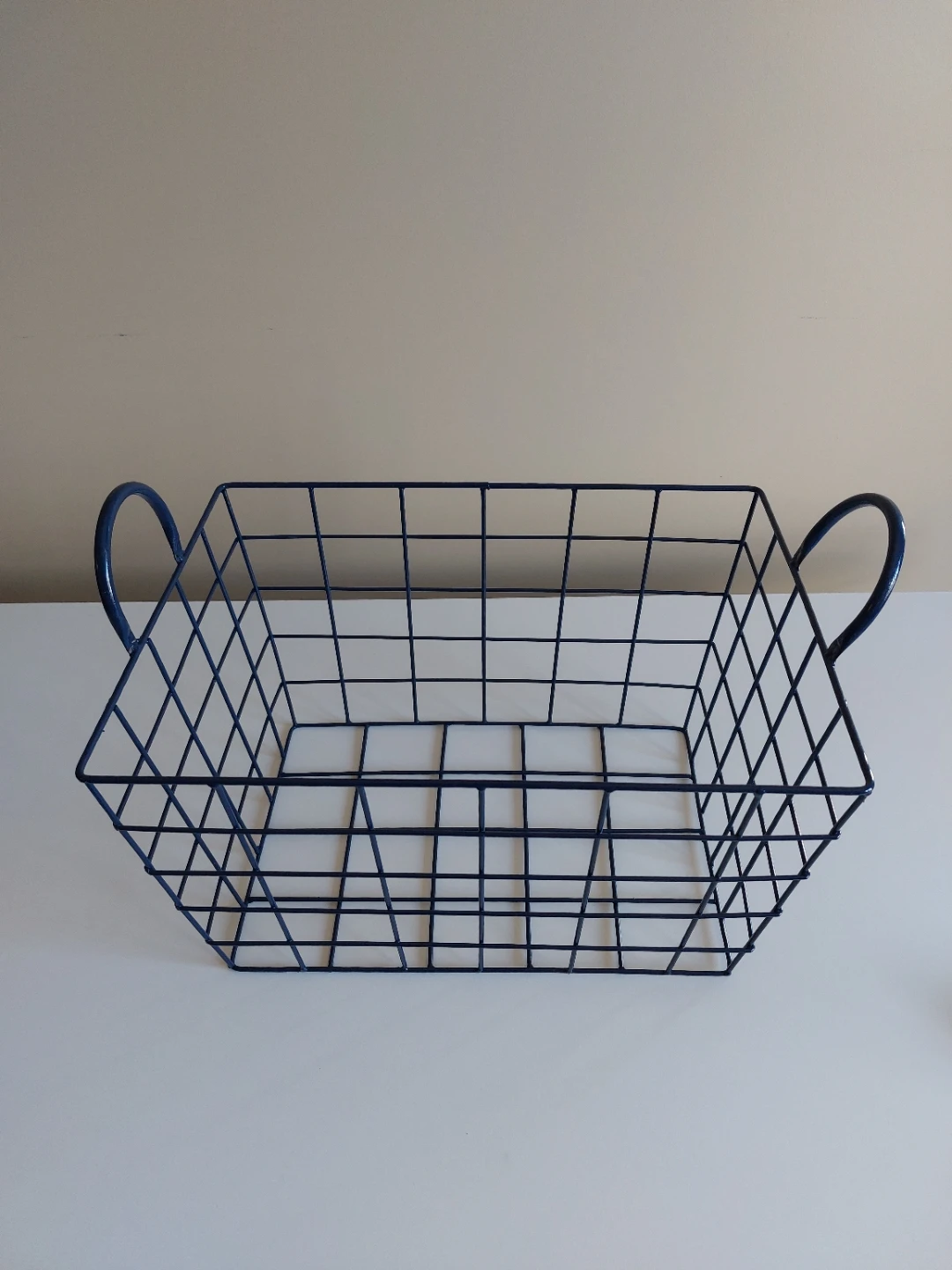 Blue Wire Storage Basket - photo 2