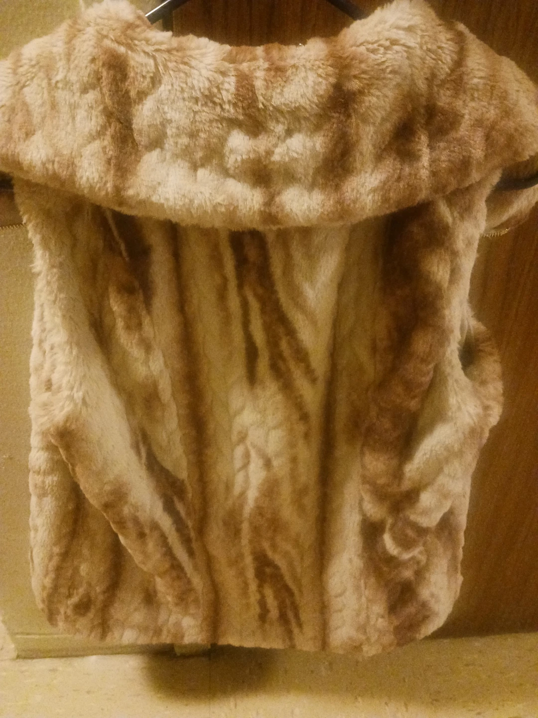 🥕New Calvin Klein Faux Fur Vest Sz XS - photo 4