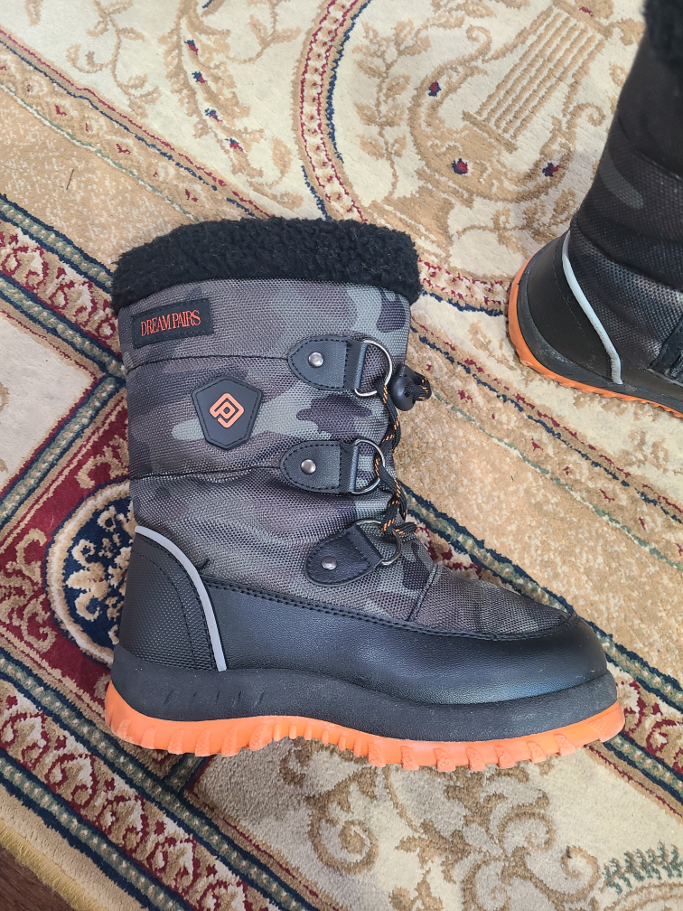 Camo Winter Snow Boots Size 1