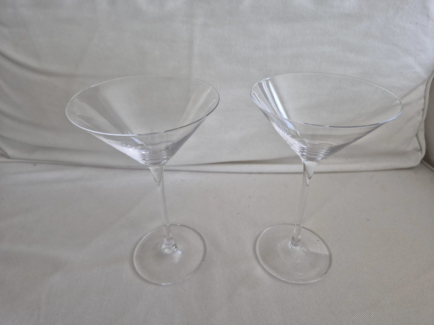 Set of 2 crystal martini glasses - photo 2