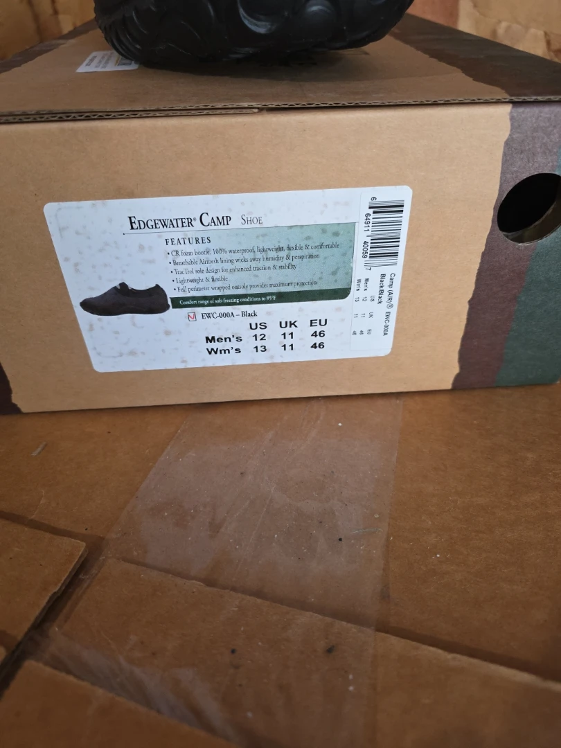 Muck Boot Edgewater Camp Shoe US Men's 12 Black - photo 5