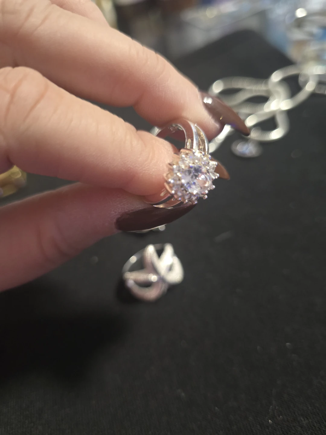 Assorted Silver Rings & Bracelet