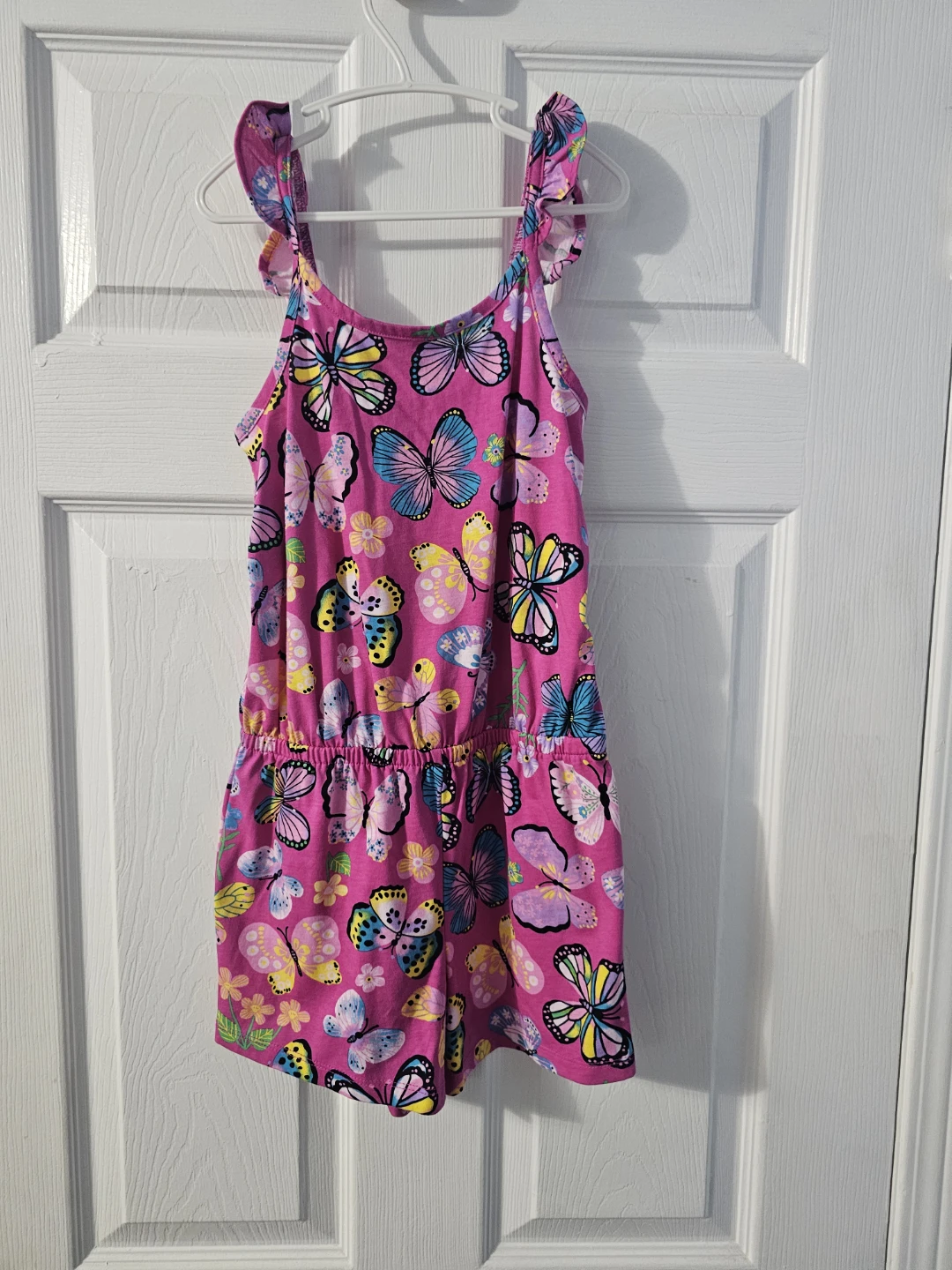 Girls Butterfly Romper