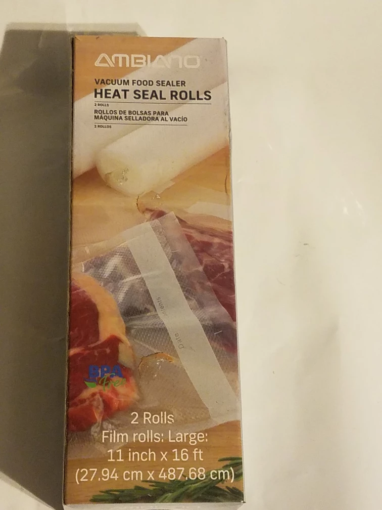 Ambiano Vacuum Food Sealer Heat Seal Rolls - New