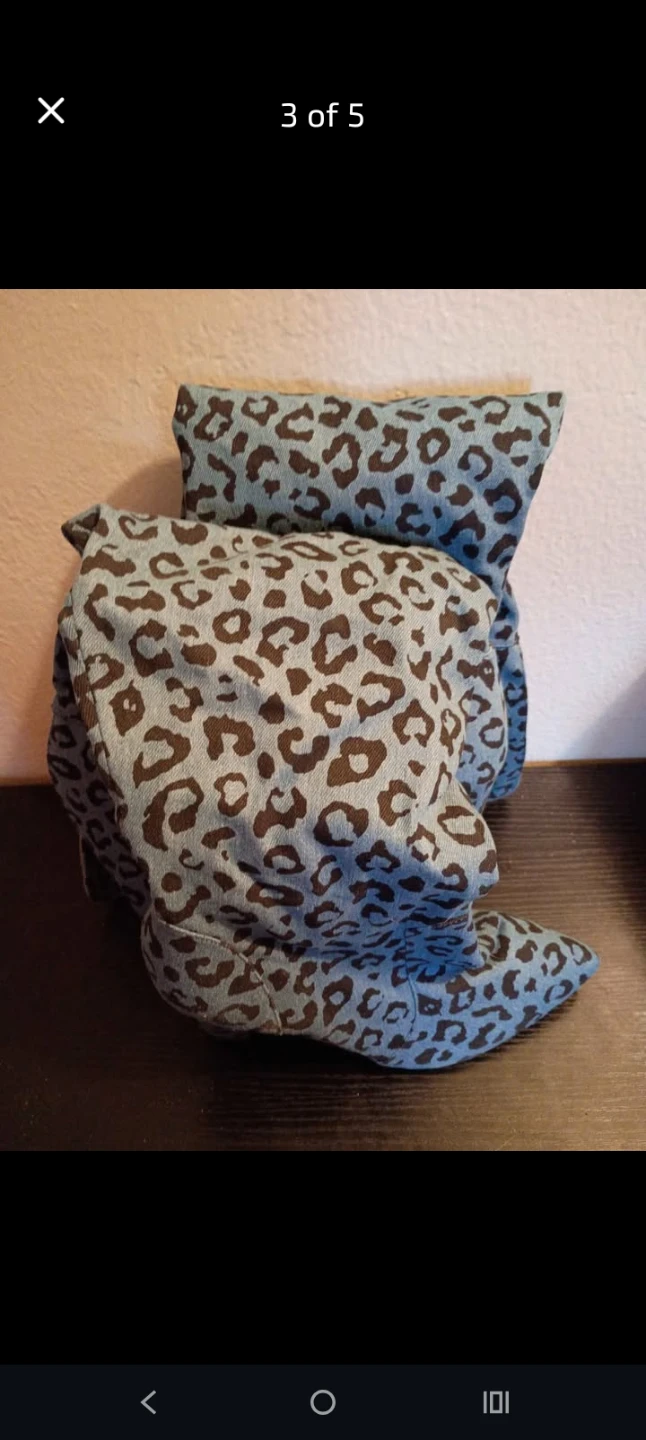 Leopard Print Boots