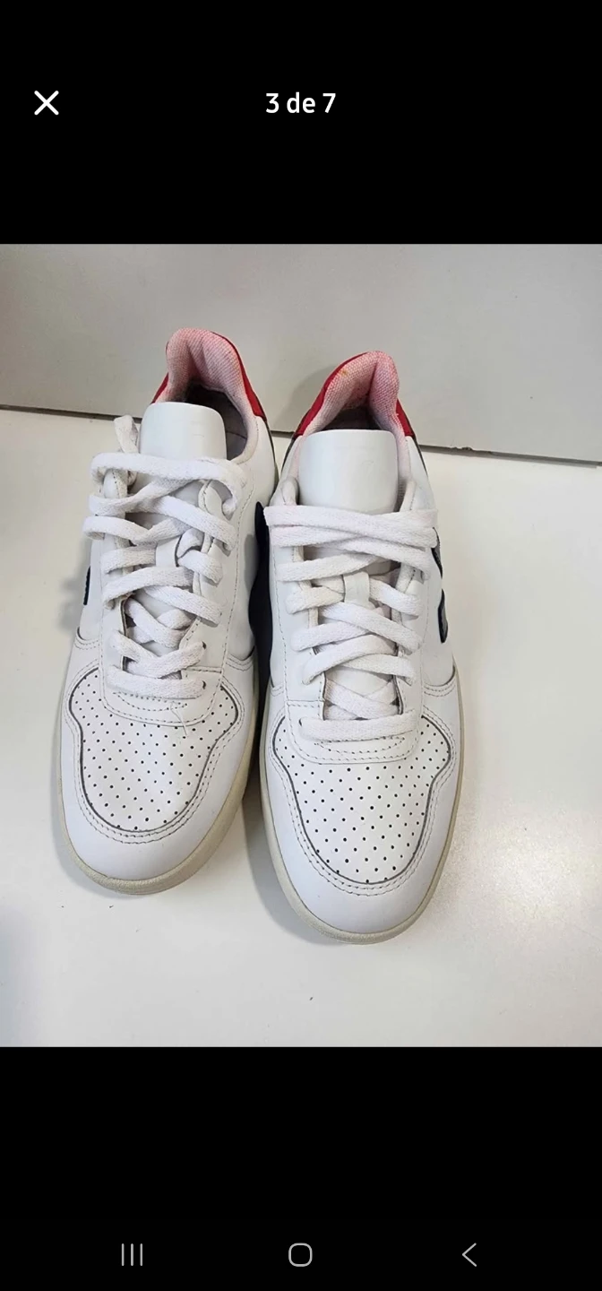Veja White Leather Sneakers - photo 3