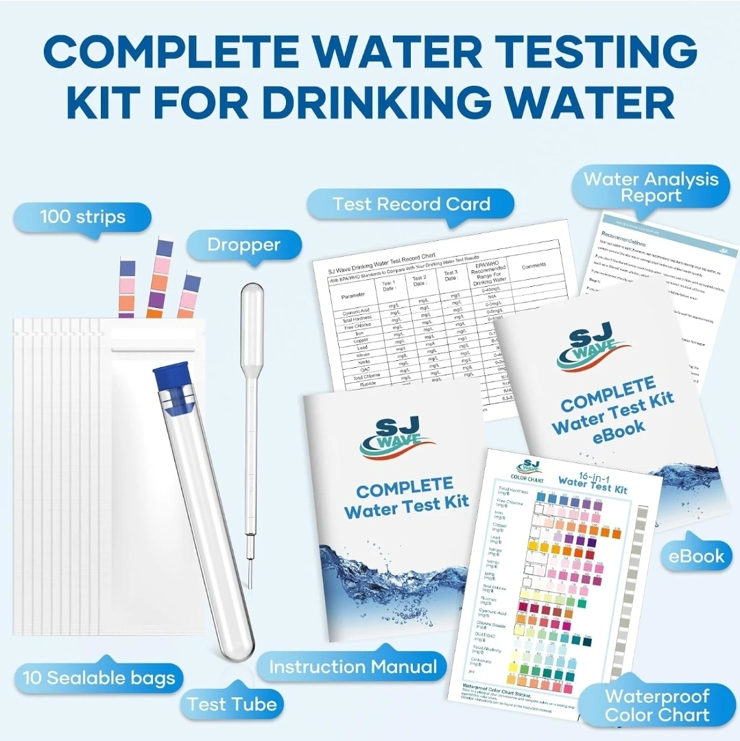 SJ Wave Drinking Water Test Kit - 16 in 1 - photo 2