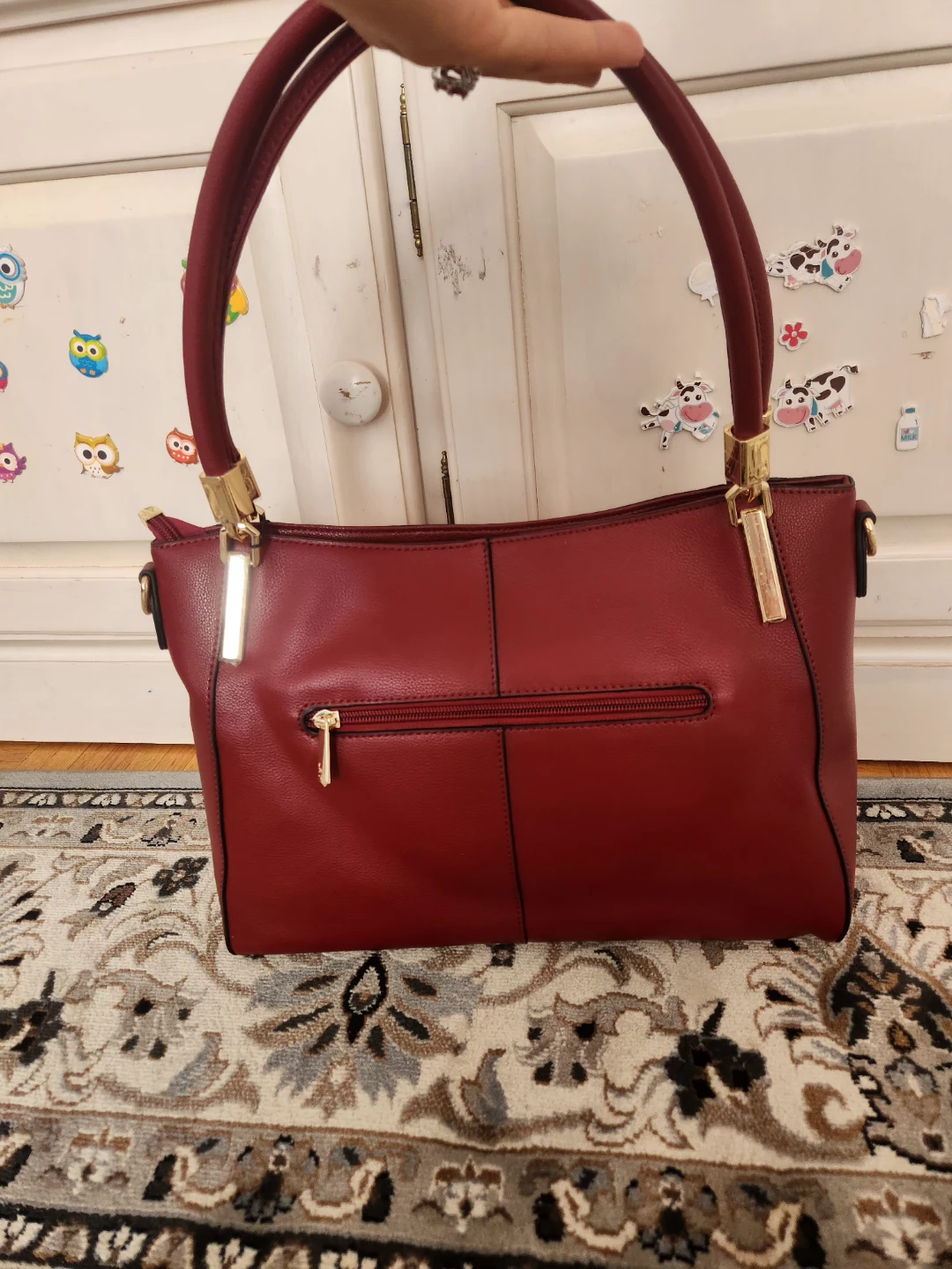 LAURENTOU CLASSIC Red Handbag - photo 2