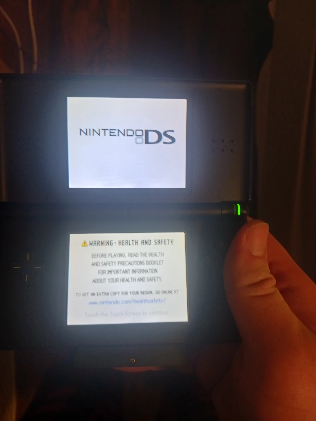 Nintendo DS Lite blue w/ Case, and kirby nightmare In dreamland - photo 2