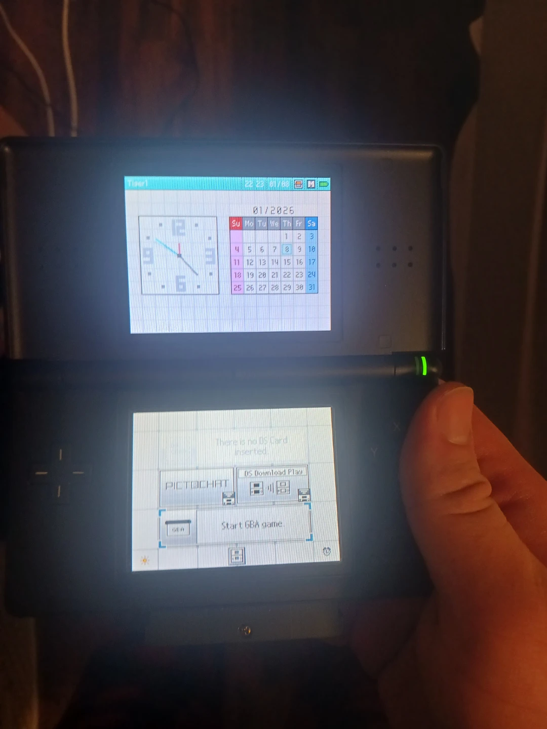Nintendo DS Lite blue w/ Case, and kirby nightmare In dreamland - photo 3